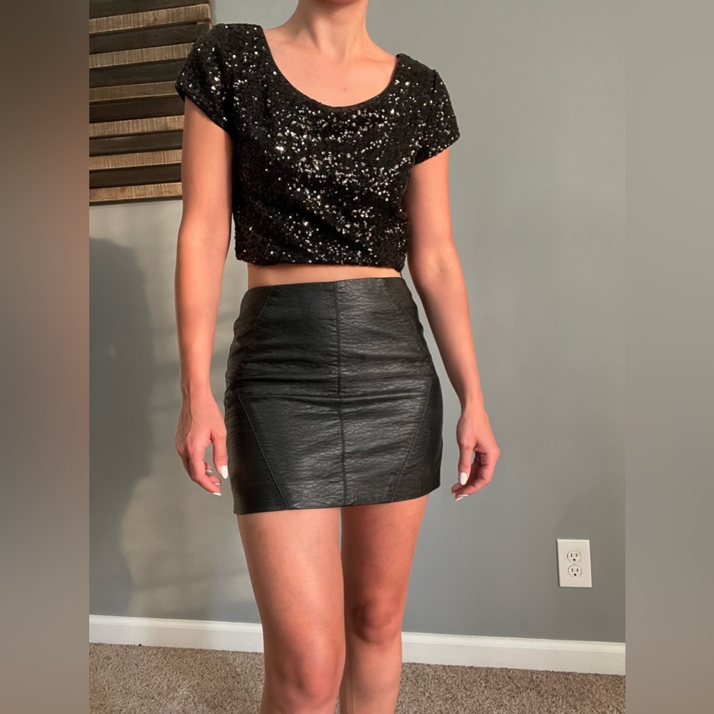 Express Stunning Sequin Top